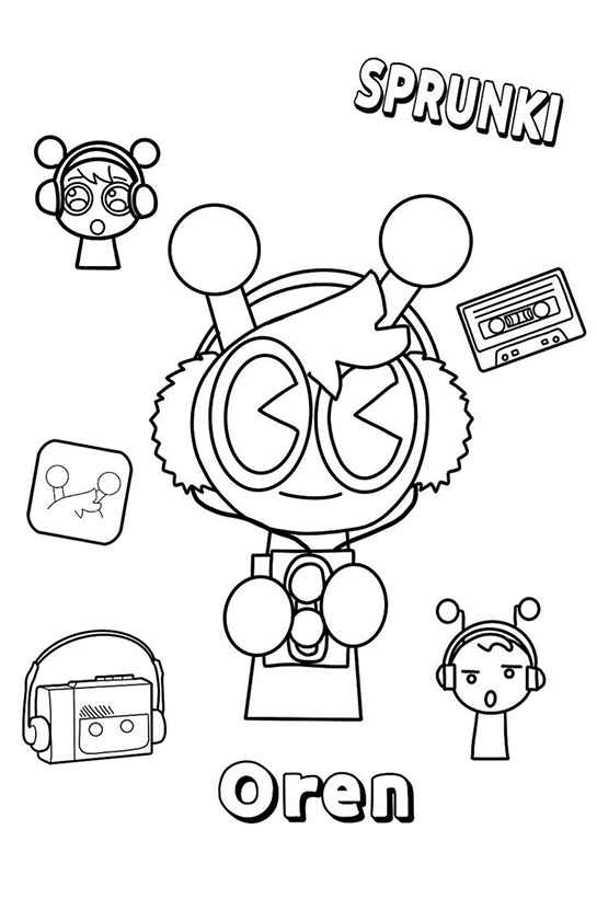 Sprunki Ausmalbilder 709