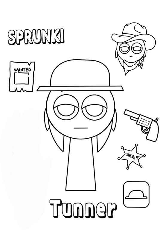 Sprunki Ausmalbilder 864