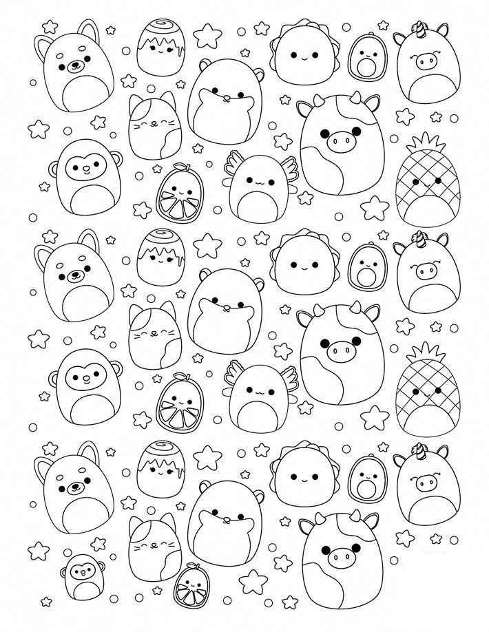 Squishmallow Ausmalbilder 334