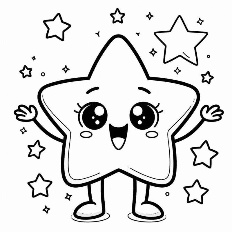 Sterne Ausmalbilder 227