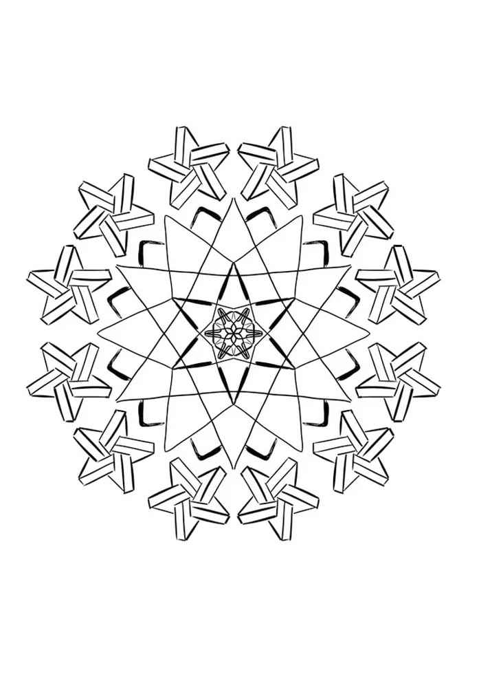 Sterne Ausmalbilder 245