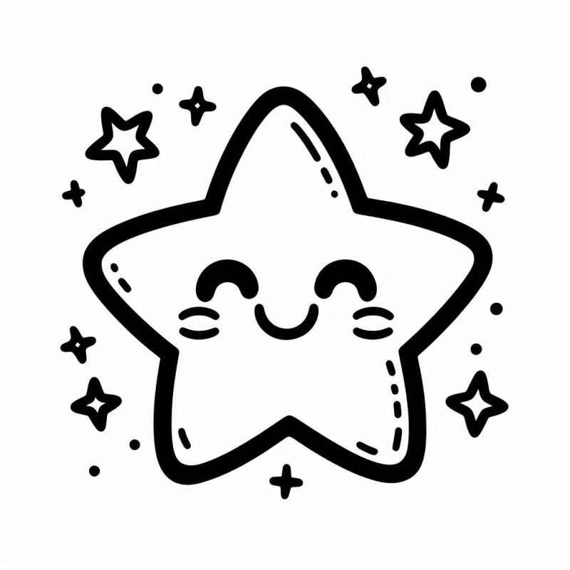 Sterne Ausmalbilder 403