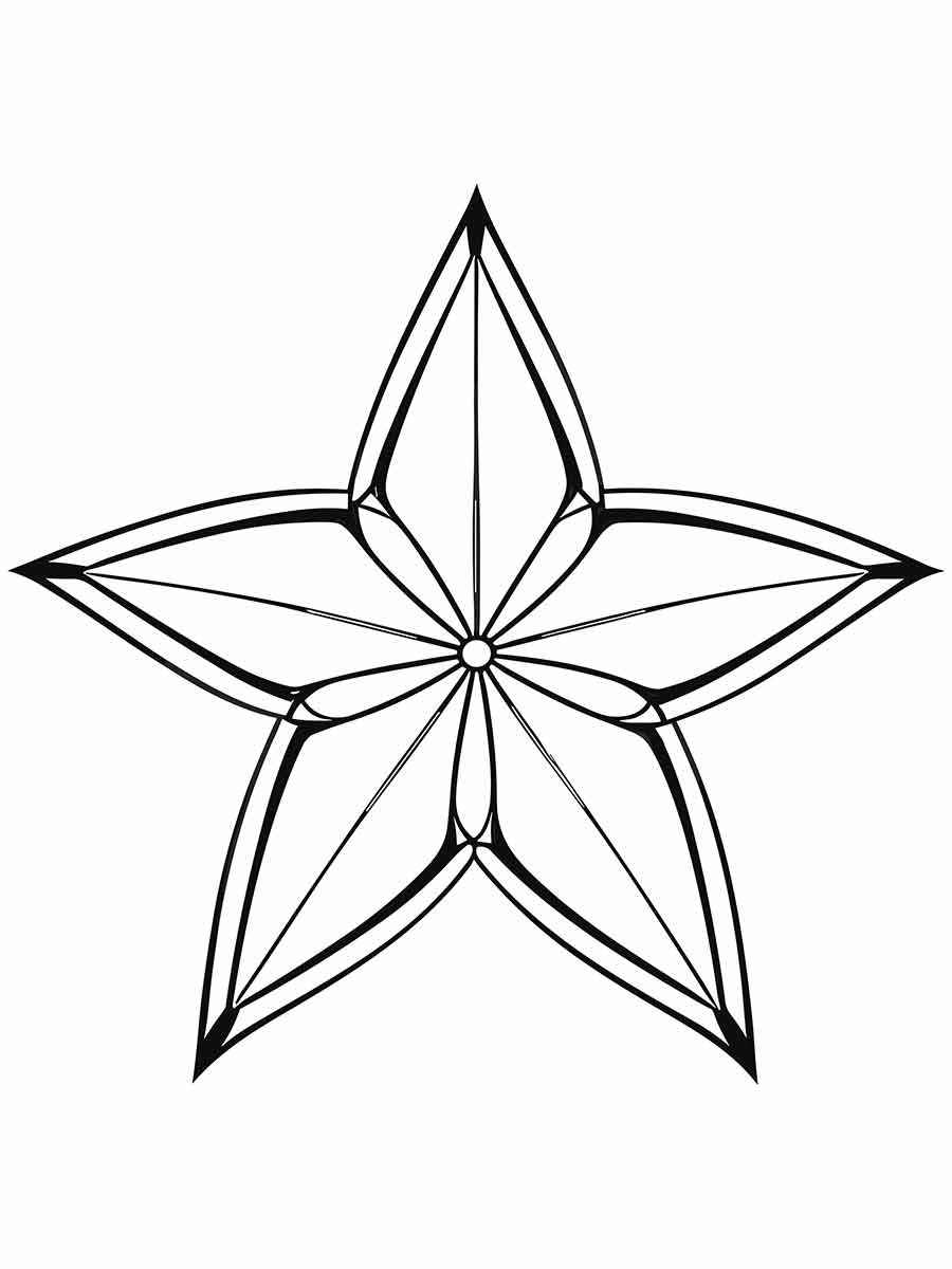 Sterne Ausmalbilder 421
