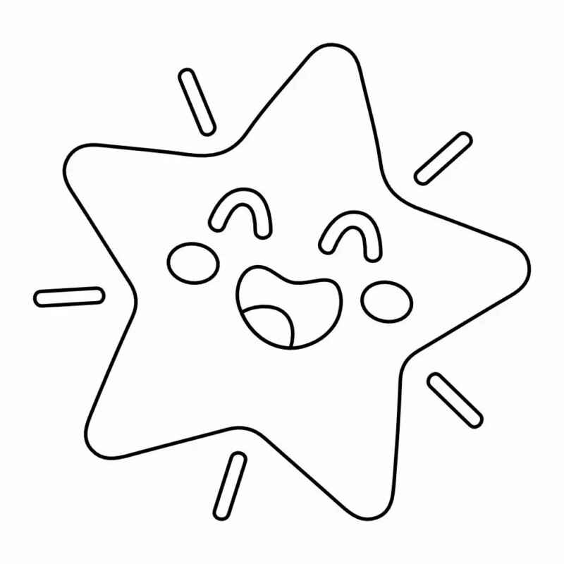 Sterne Ausmalbilder 611