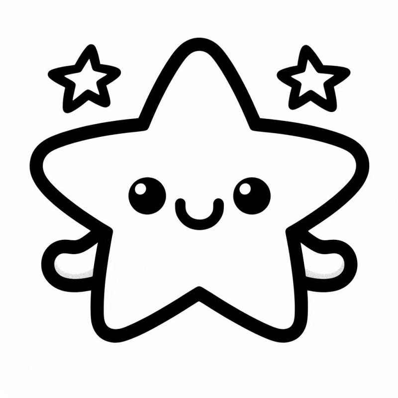 Sterne Ausmalbilder 743