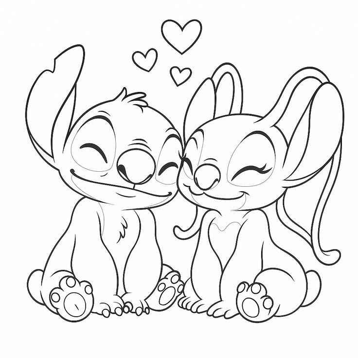 Stitch Und Angel Ausmalbilder 031
