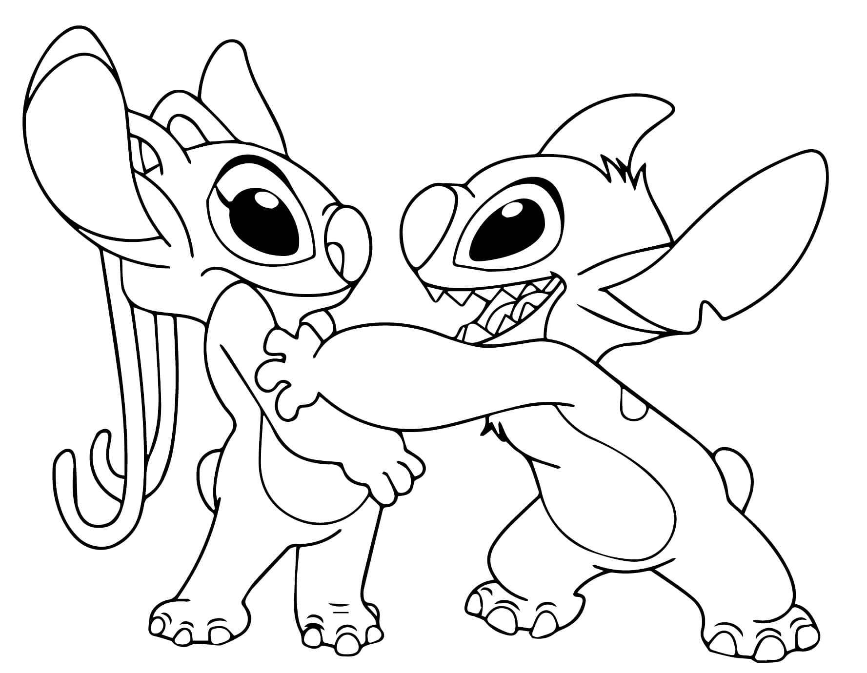 Stitch Und Angel Ausmalbilder 217
