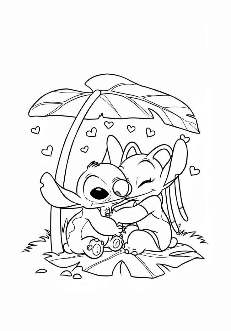 Stitch Und Angel Ausmalbilder 247