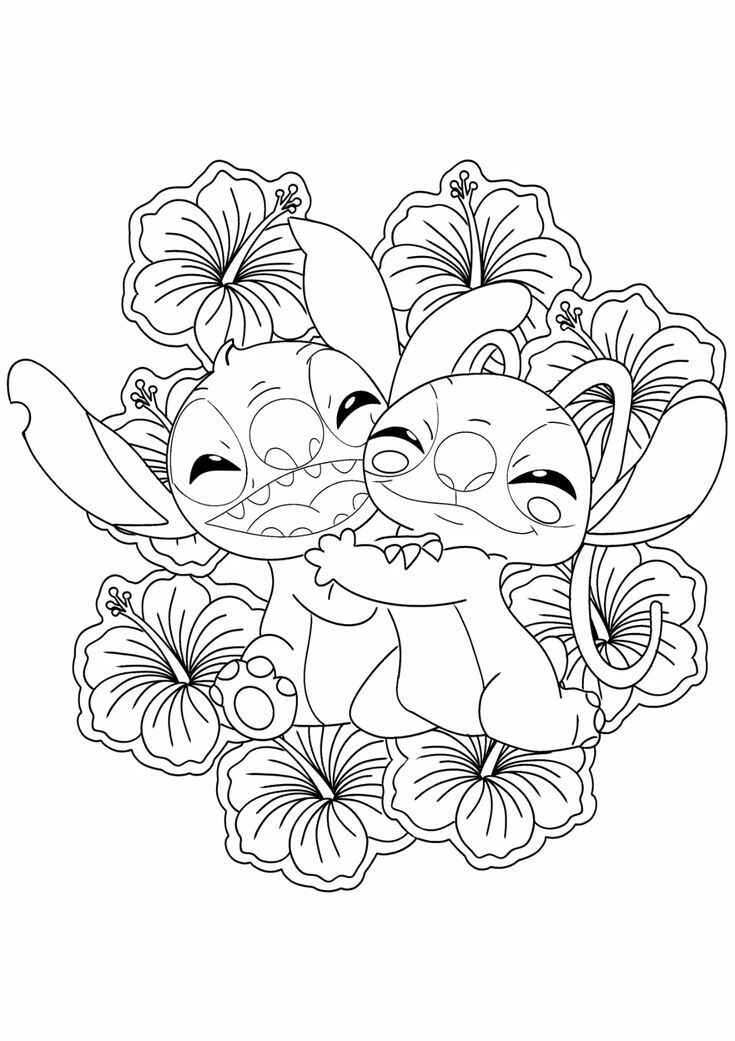 Stitch Und Angel Ausmalbilder 248