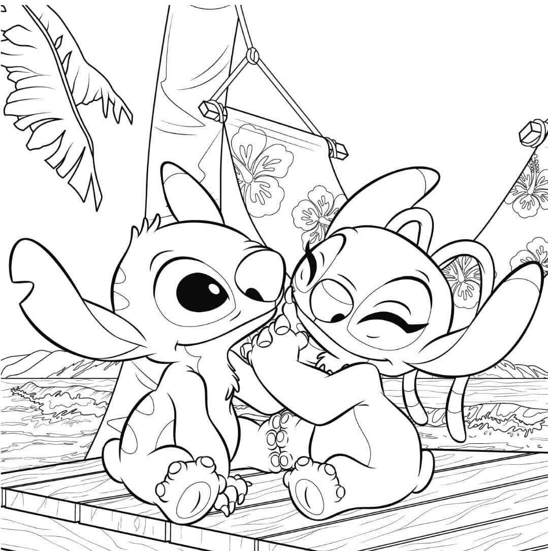 Stitch Und Angel Ausmalbilder 256