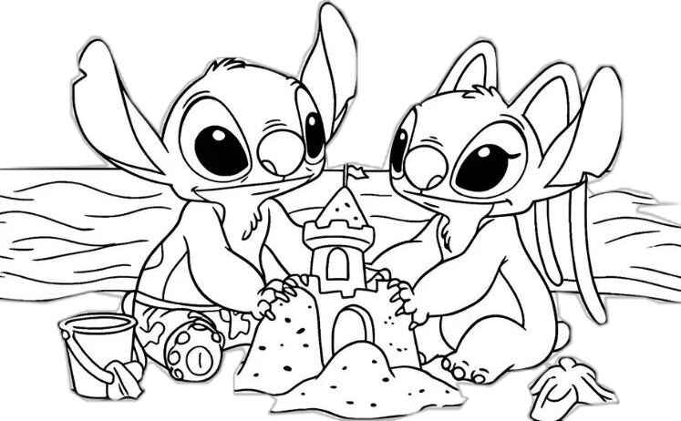Stitch Und Angel Ausmalbilder 330