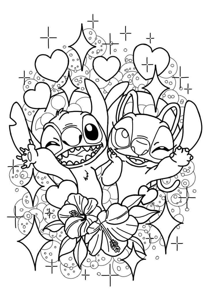 Stitch Und Angel Ausmalbilder 392