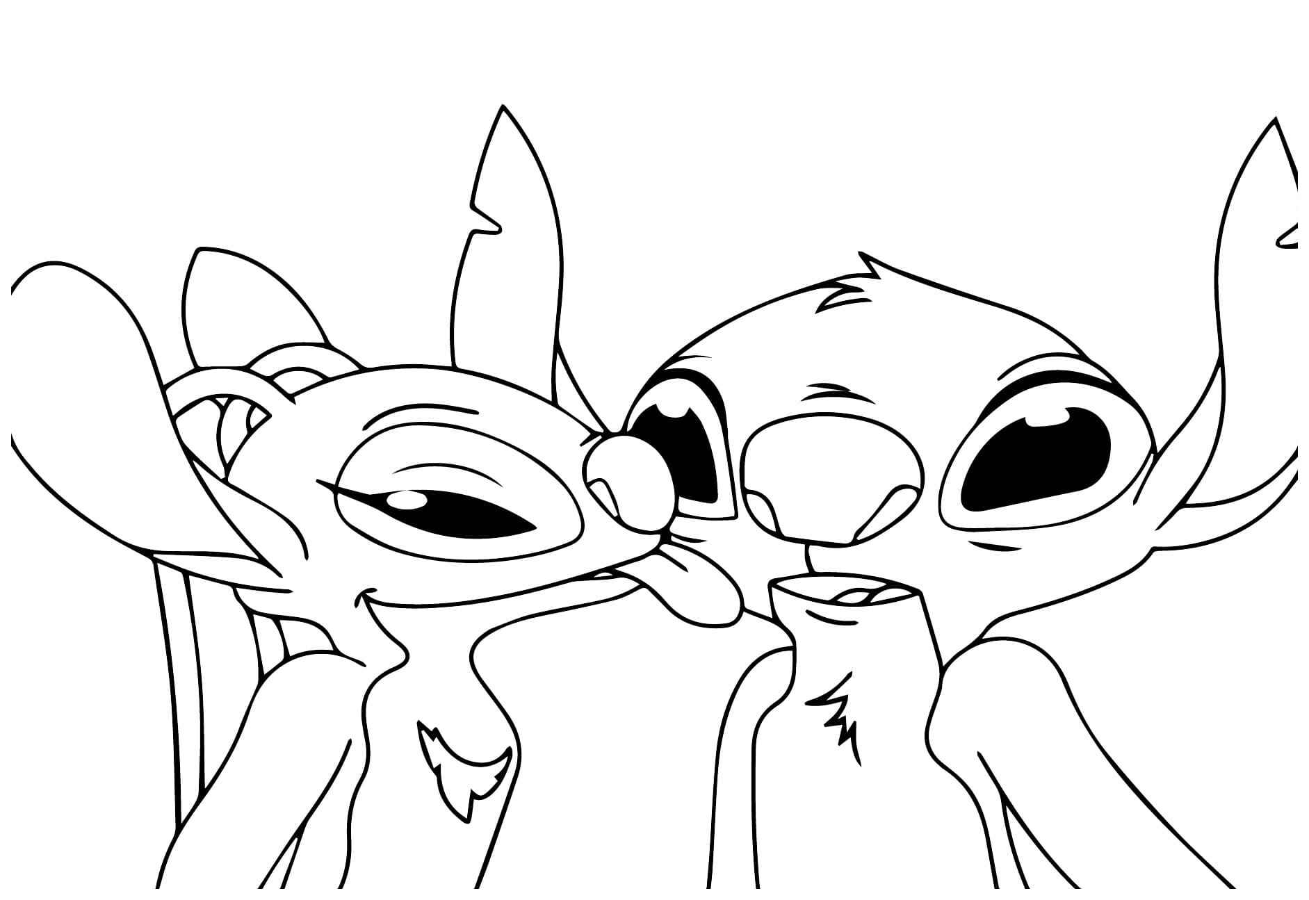 Stitch Und Angel Ausmalbilder 408