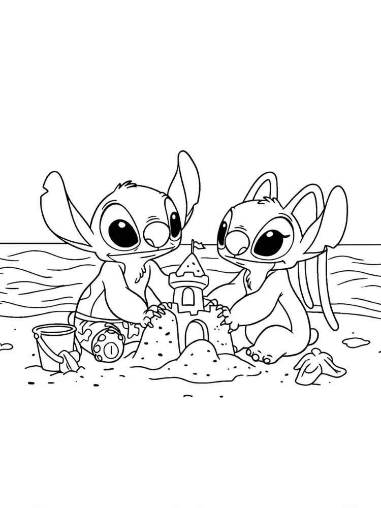 Stitch Und Angel Ausmalbilder 492