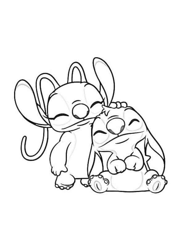 Stitch Und Angel Ausmalbilder 532