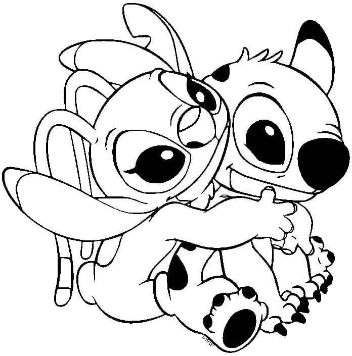 Stitch Und Angel Ausmalbilder 543