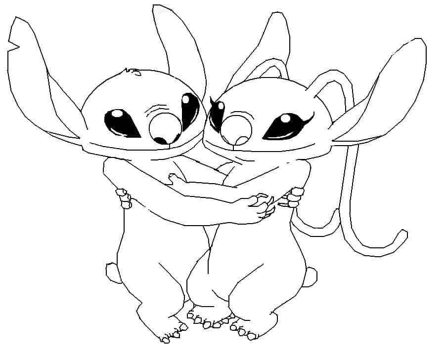 Stitch Und Angel Ausmalbilder 604