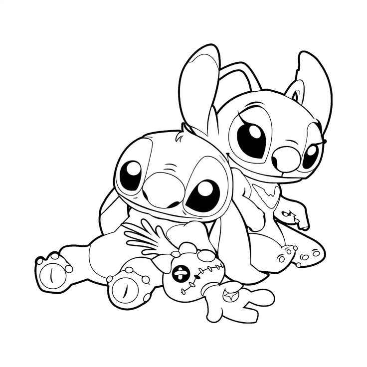 Stitch Und Angel Ausmalbilder 677