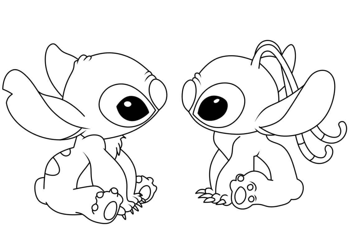 Stitch Und Angel Ausmalbilder 971
