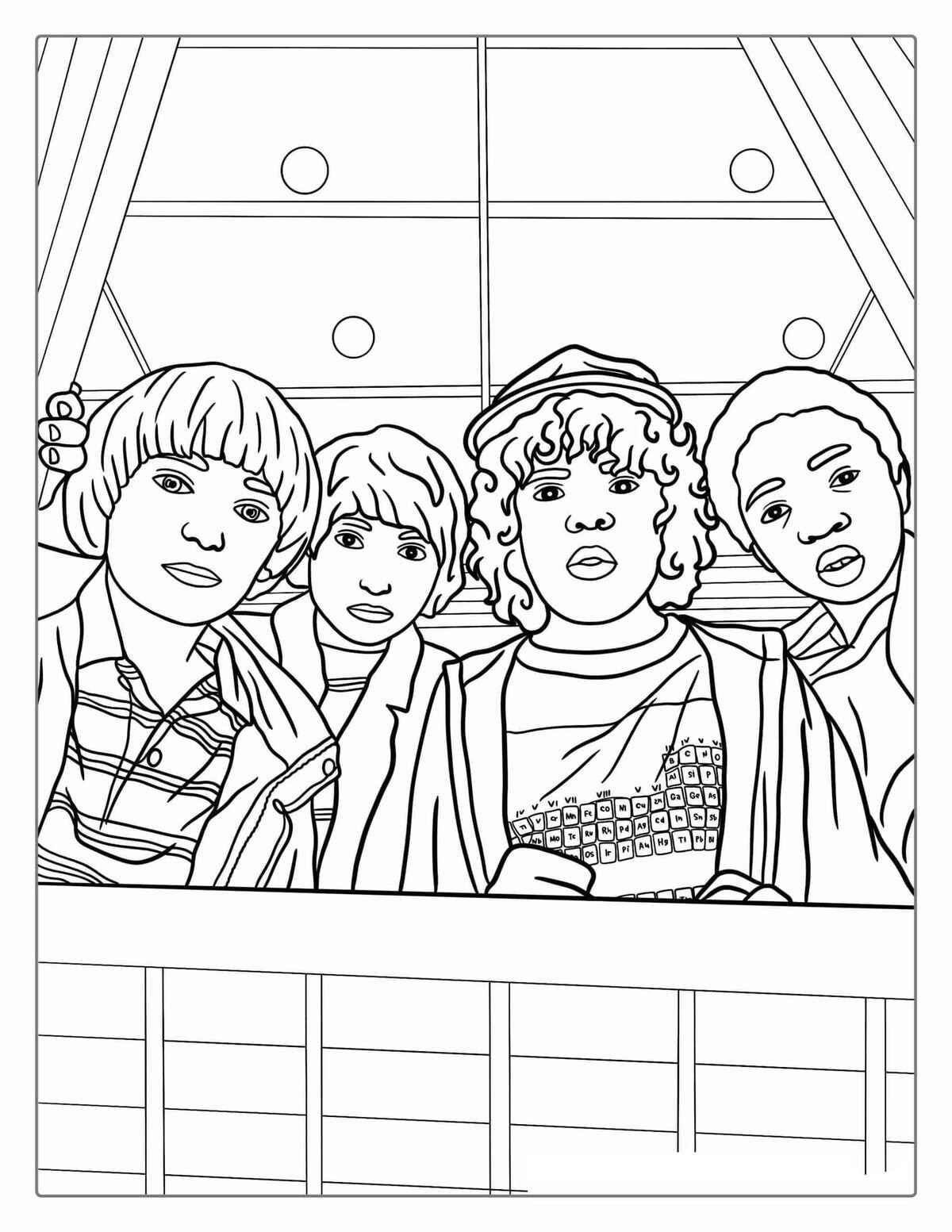 Stranger Things Ausmalbilder 255