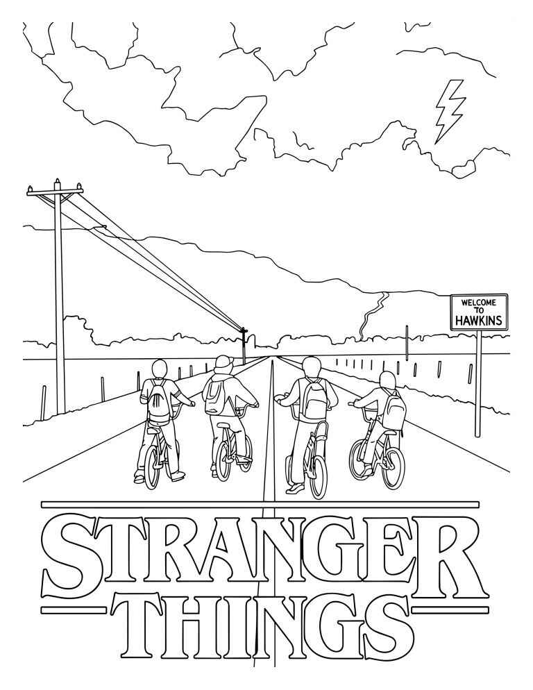 Stranger Things Ausmalbilder 346