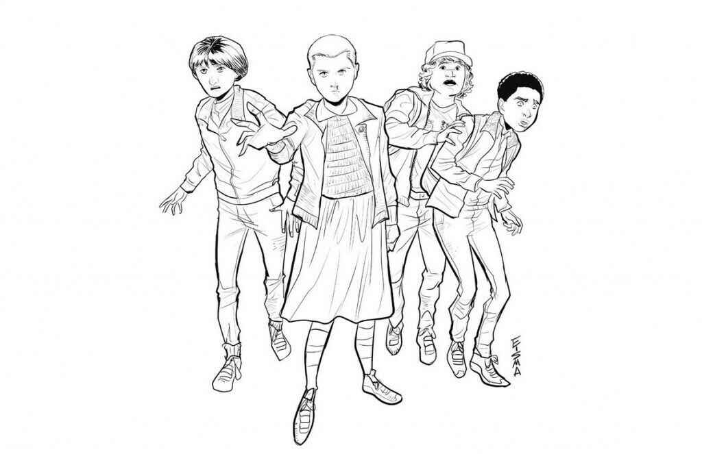 Stranger Things Ausmalbilder 548