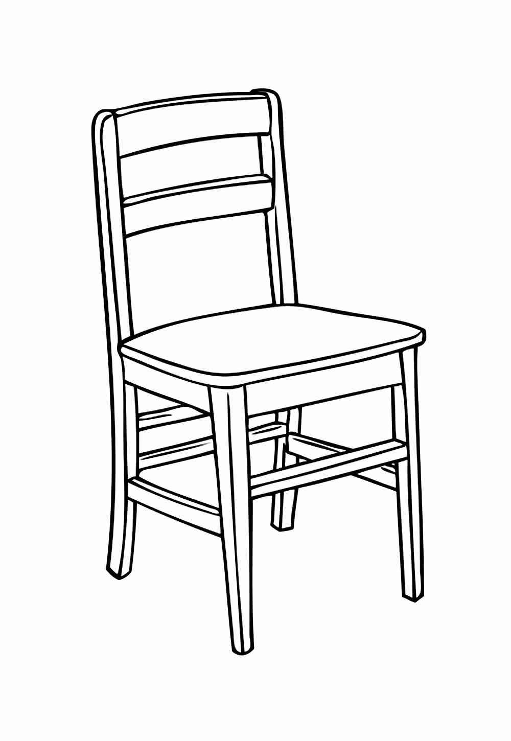 Stuhl Ausmalbilder 078