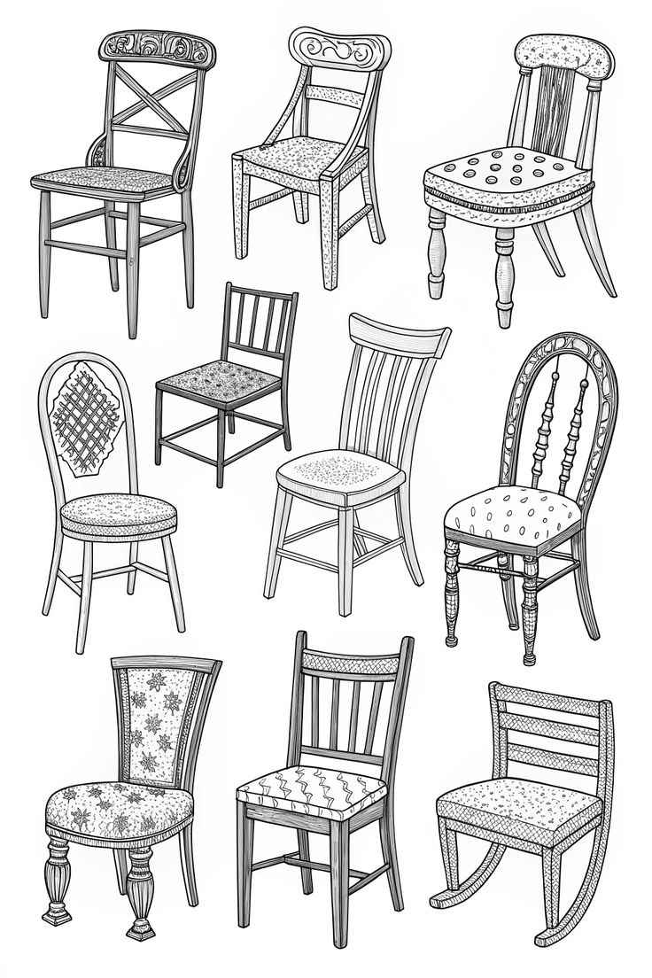 Stuhl Ausmalbilder 203