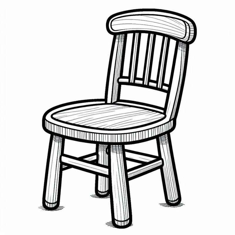 Stuhl Ausmalbilder 670