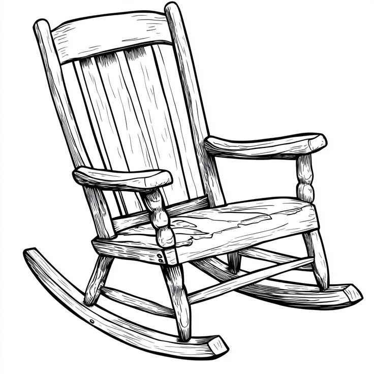 Stuhl Ausmalbilder 922