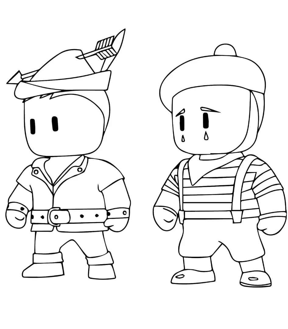 Stumble Guys Ausmalbilder 008