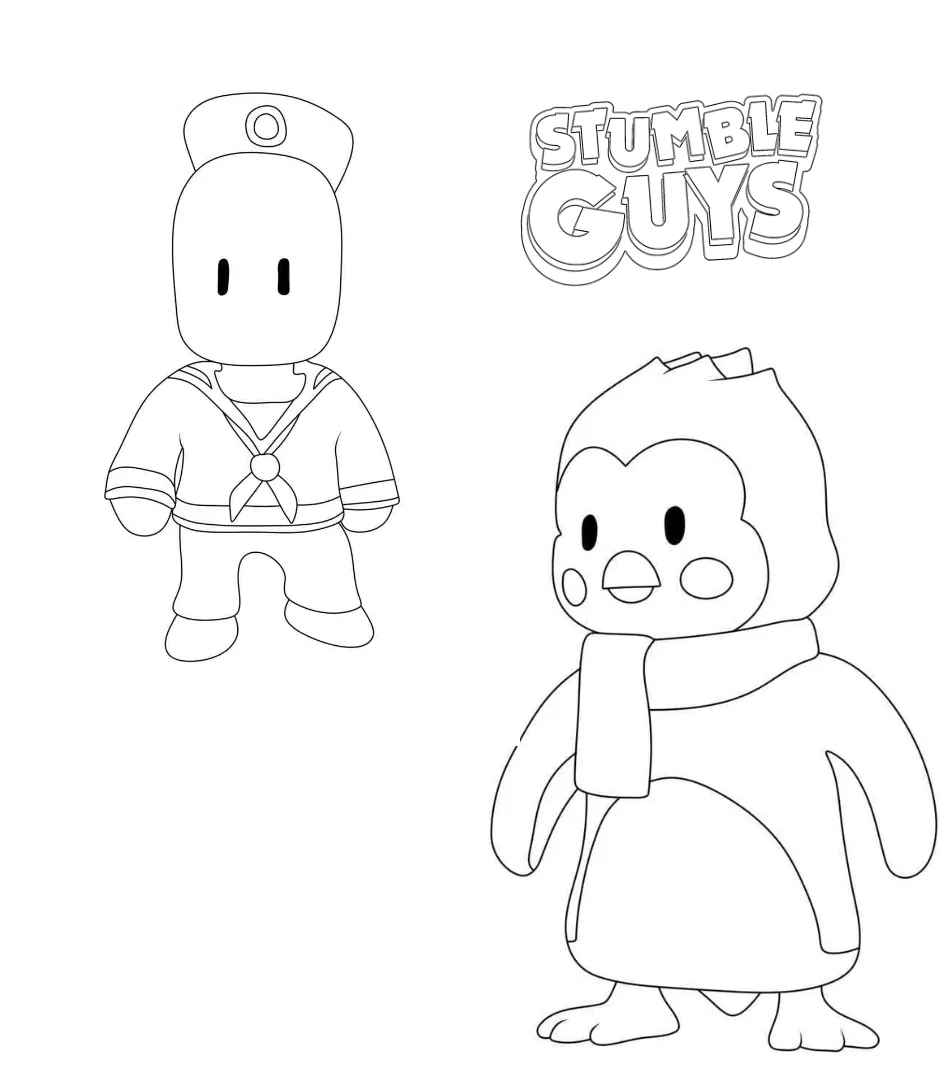 Stumble Guys Ausmalbilder 022