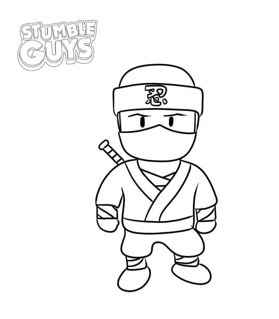Stumble Guys Ausmalbilder 158