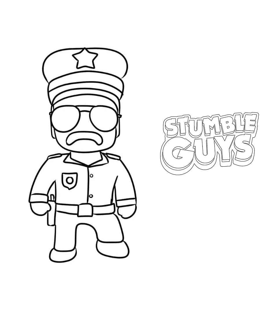 Stumble Guys Ausmalbilder 819