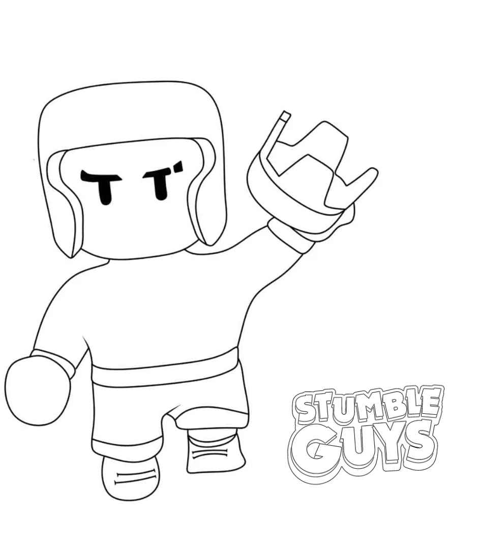 Stumble Guys Ausmalbilder 852