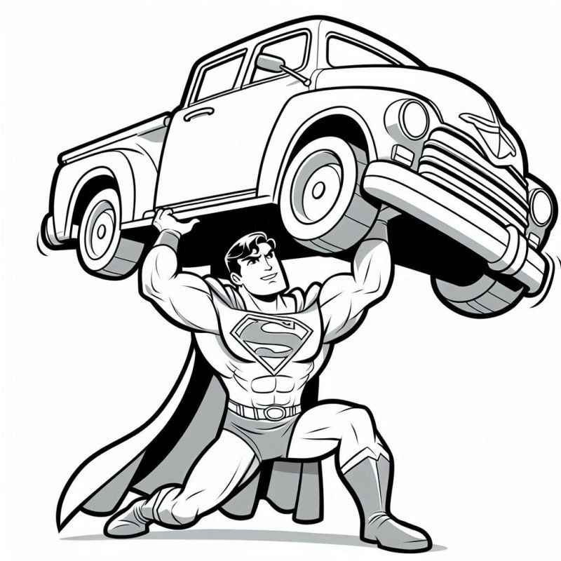 Superman Ausmalbilder 051