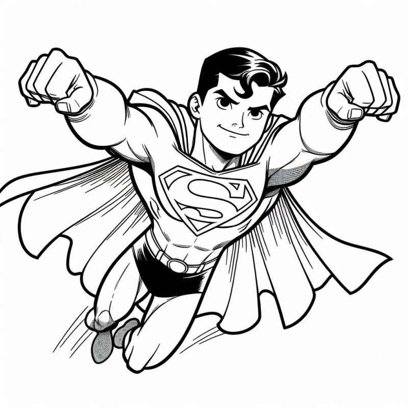 Superman Ausmalbilder 103