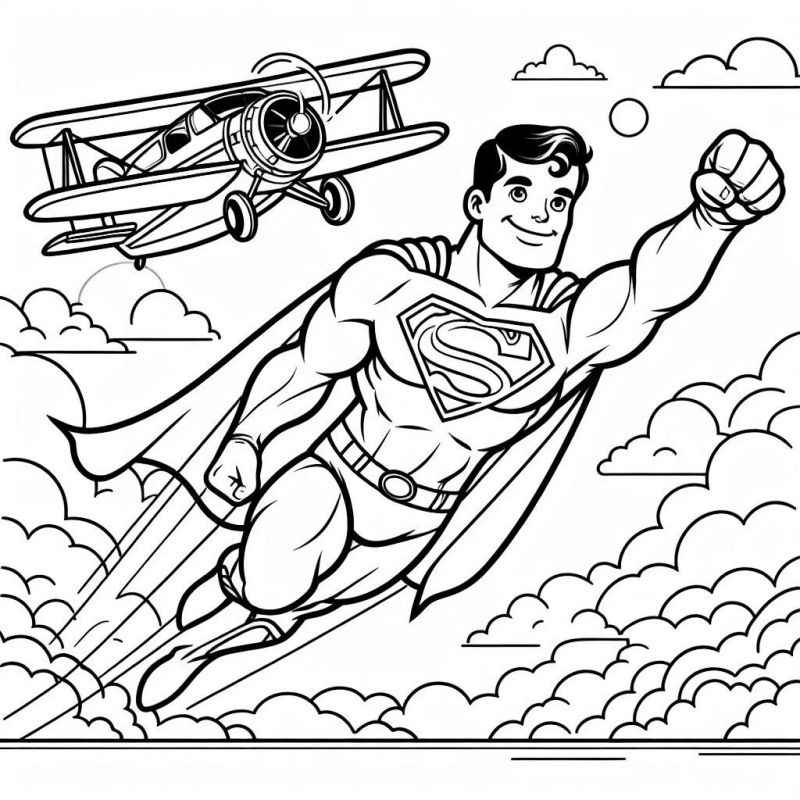 Superman Ausmalbilder 210