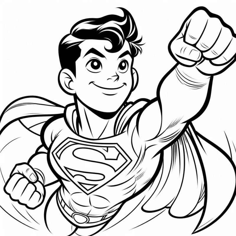 Superman Ausmalbilder 273