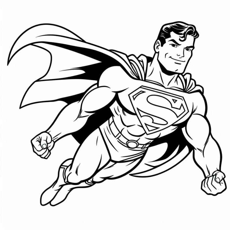 Superman Ausmalbilder 398