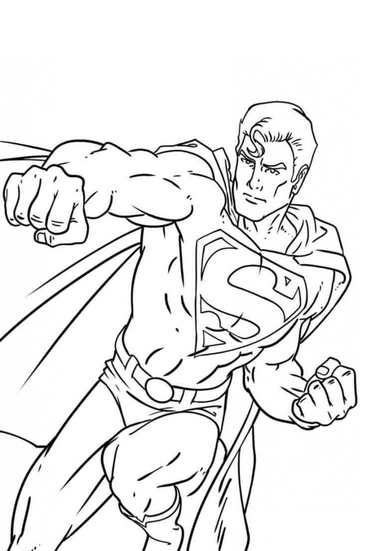Superman Ausmalbilder 500