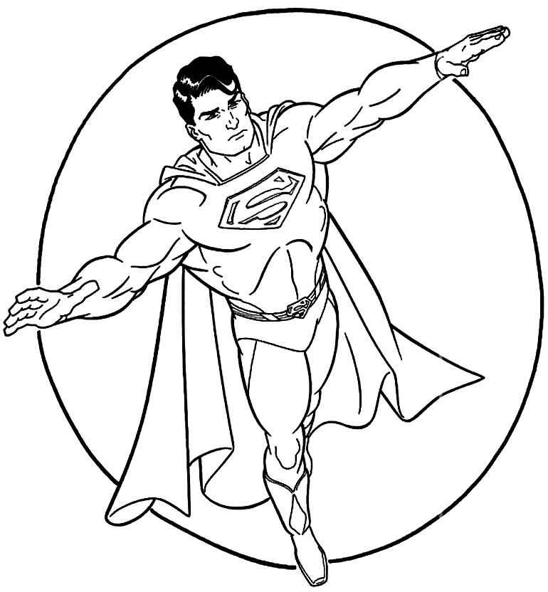 Superman Ausmalbilder 564