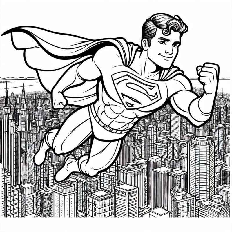 Superman Ausmalbilder 603
