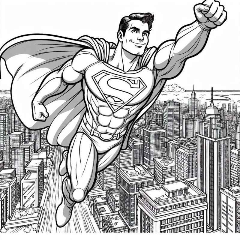 Superman Ausmalbilder 985