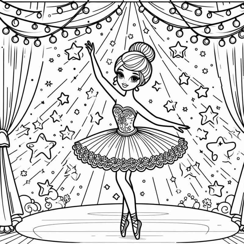 Tänzer Ausmalbilder 105