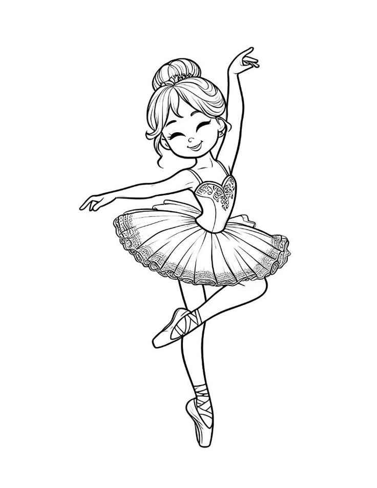 Tänzer Ausmalbilder 486
