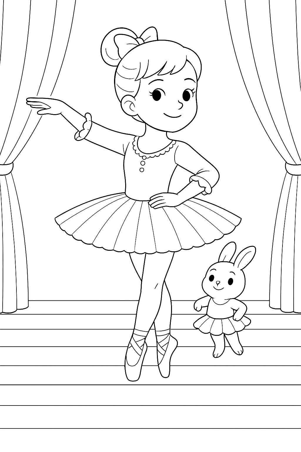 Tänzer Ausmalbilder 696