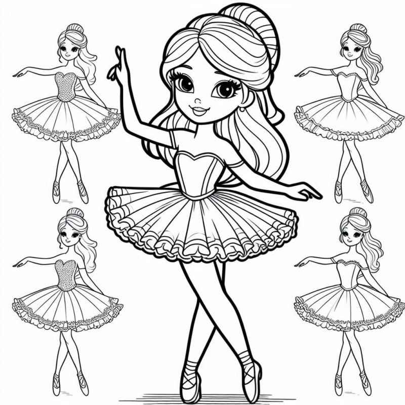 Tänzer Ausmalbilder 735