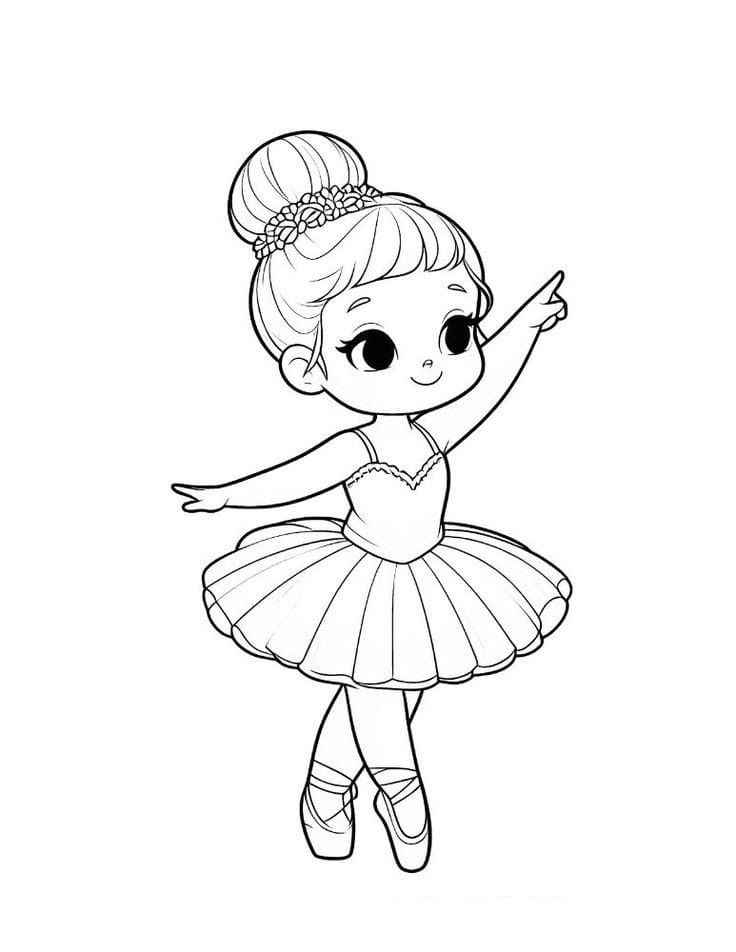 Tänzer Ausmalbilder 822