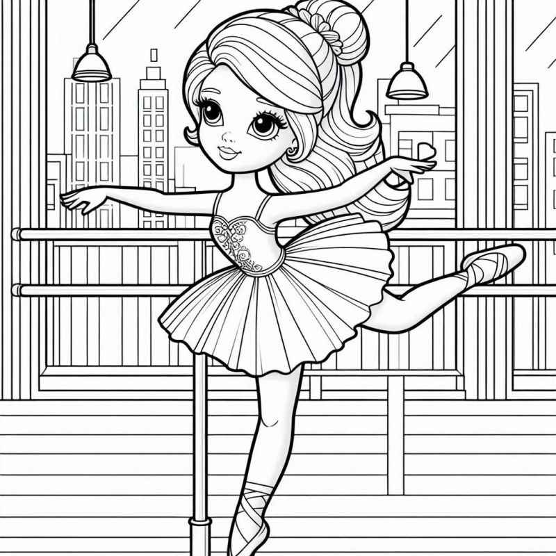 Tänzer Ausmalbilder 935